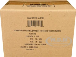 Johnny Lightning Collector's Tin 2025 Set of 6 Cars Release 2 Limited Edition 1/64 Diecast Model Cars by Johnny Lightning
