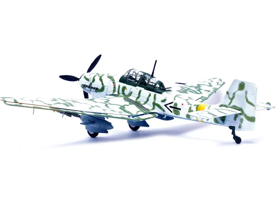 Junkers Ju 87G2 Stuka Bomber Aircraft "10.(Pz)/SG 2 Immelmann, Markisch Friedland, Pomerania" (1945) German Luftwaffe "Wing" Series 1/72 Diecast Model by Panzerkampf