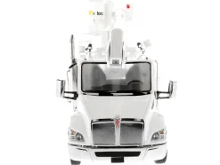 Kenworth T380 Altec AA55 Aerial Service Truck White Transport Series 1/32 Diecast Model Diecast Masters 71100