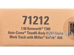 Kenworth T380 Auto-Crane Titan 85-Body HC14-Crane Work Truck with Miller EnPak White 