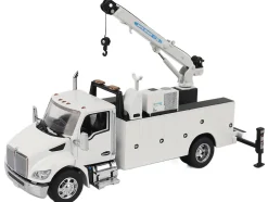 Kenworth T380 Auto-Crane Titan 85-Body HC14-Crane Work Truck with Miller EnPak White 