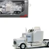 Kenworth W900 with Extra Large Sleeper White 1/87 (HO) Plastic Model Car by Promotex