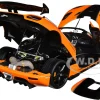 Koenigsegg Agera RS Cone Orange Black Carbon Accents 1/18 Model Car Autoart 79023