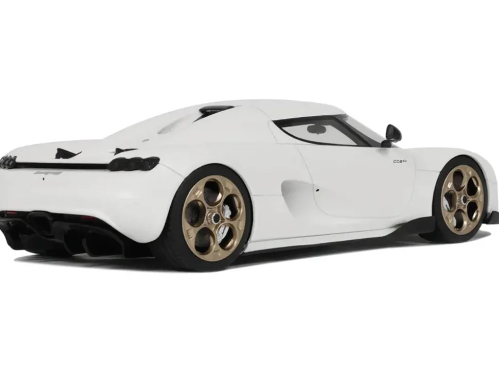2024 Koenigsegg CC850 Crystal White 1/18 Model Car by GT Spirit