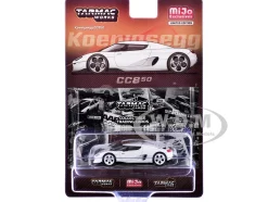 Koenigsegg CC850 White with Tarmac Cards 