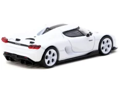 Koenigsegg CC850 White with Tarmac Cards 