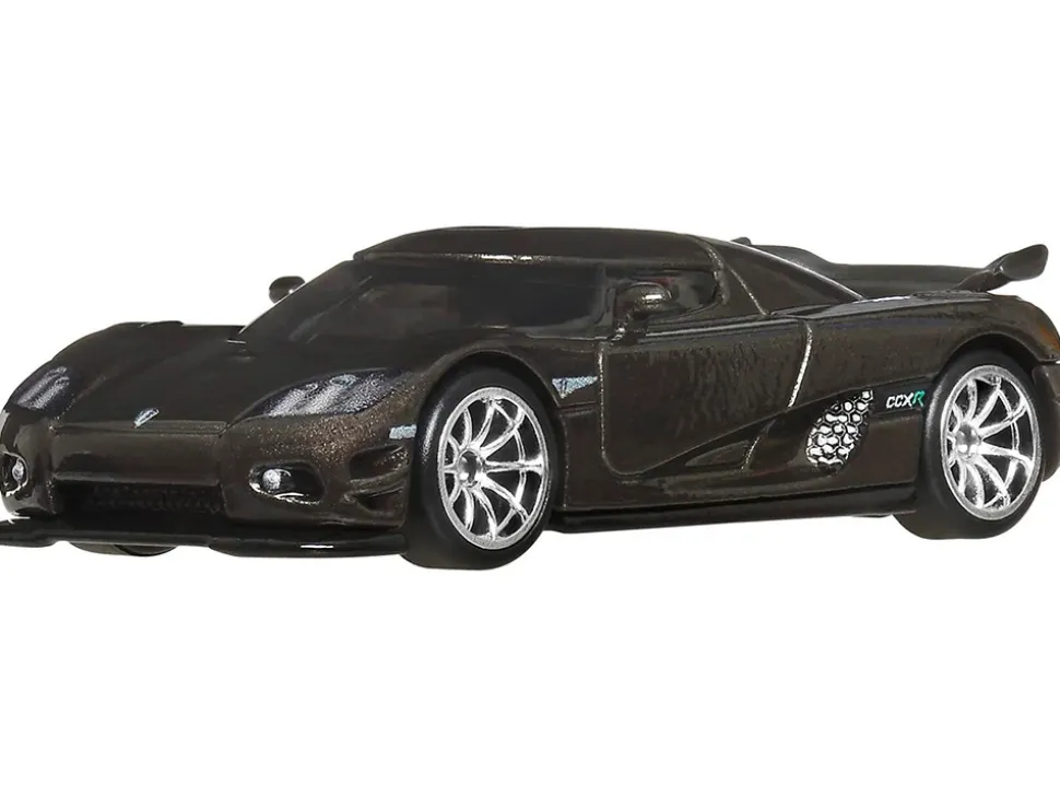 Koenigsegg CCXR Dark Gray Metallic "Fast Five" (2011) Movie "Fast & Furious" Series Diecast Model Car by Hot Wheels
