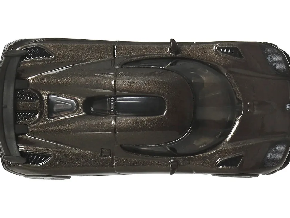Koenigsegg CCXR Dark Gray Metallic "Fast Five" (2011) Movie "Fast & Furious" Series Diecast Model Car by Hot Wheels