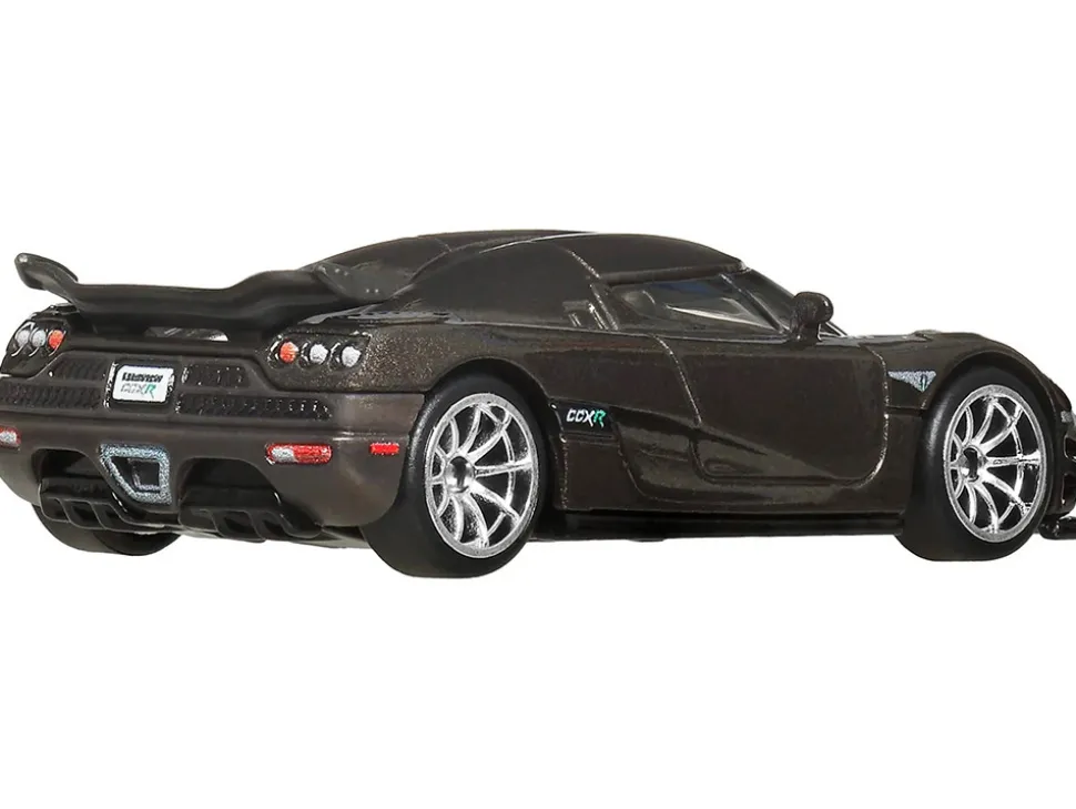 Koenigsegg CCXR Dark Gray Metallic "Fast Five" (2011) Movie "Fast & Furious" Series Diecast Model Car by Hot Wheels