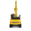 Komatsu HB205-3 Hybrid Tracked Excavator Japan Version 1/50 Diecast Model Universal Hobbies UH8136