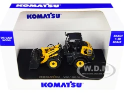 Komatsu WA100M-8 Wheel Loader 1/50 Diecast Model Universal Hobbies UH8145