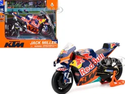 KTM RC16 Motorcycle #43 Jack Miller Red Bull KTM Factory Racing MotoGP World Championship 2023 1/12 Diecast Model New Ray 58393