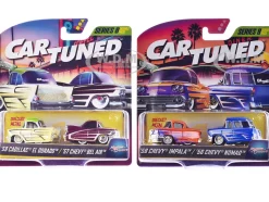 Kustoms Double Pack Series 8 Set of 4 Cars Diecast Model Cars by CarTuned