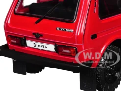 1980 Lada Niva Red with Roof Rack and Accessories 1/18 Diecast Model Car by Solido