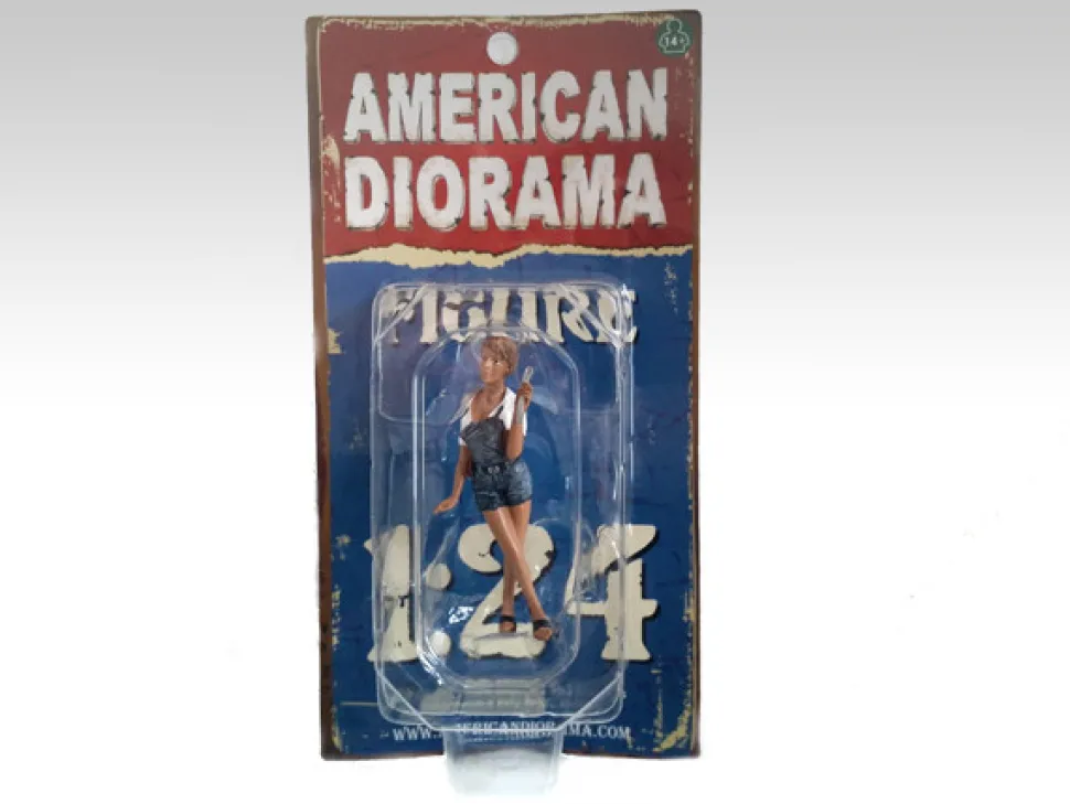 Lady Mechanic Sofie Figure For 1:24 Scale Models American Diorama 23959