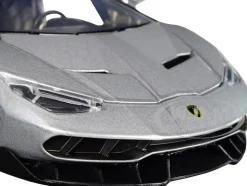 Lamborghini Centenario Gray Metallic Black Top Hyper-Spec Series 1/24 Diecast Model Car Jada 32277