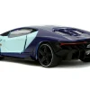 Lamborghini Centenario Light Blue and Purple Pink Slips Series 1/32 Diecast Model Car Jada 35365