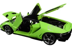 Lamborghini Centenario Lime Green Matt Black Top 1/18 Diecast Model Car Maisto 31386