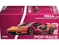 Lamborghini Countach LPI 800-4 Blu Hal Metallic 1/64 Diecast Model Car by Pop Race