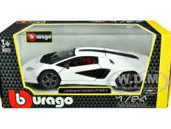 Lamborghini Countach LPI 800-4 White 1/24 Diecast Model Car Bburago 21102WHLamborghini Countach LPI 800-4 White 1/24 Diecast Model Car Bburago 21102WH
