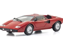 Lamborghini Countach LP 400 Red 1/18 Diecast Model Car by Kyosho