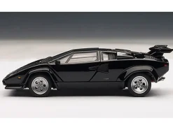 Lamborghini Countach 5000S Black 1/43 Diecast Model Car by Autoart