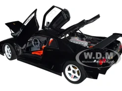 Lamborghini Diablo SV-R Deep Black 1/18 Model Car Autoart 79146