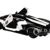 Lamborghini Essenza SCV12 #63 White and Black Squadra Corse Race Series 1/24 Diecast Model Car Bburago 28023