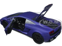Lamborghini Gallardo LP 560-4 Matt Purple 1/24 Diecast Model Car Motormax 79504