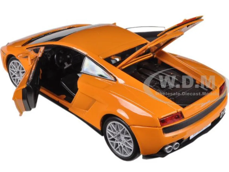 Lamborghini Gallardo LP-560-4 Orange 1/24 Diecast Model Car Motormax 73362