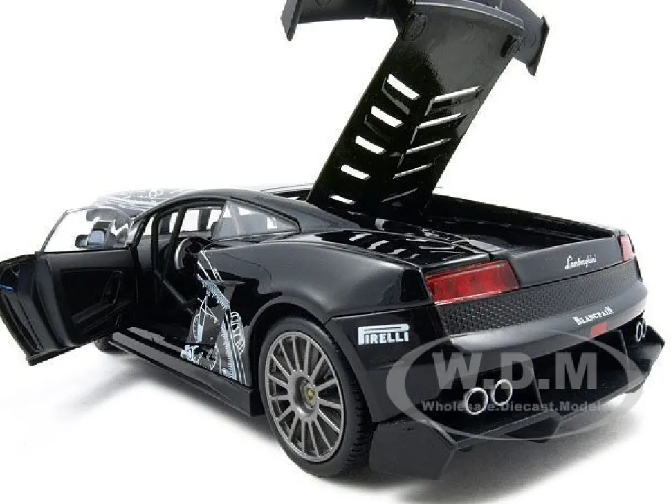 Lamborghini Gallardo LP560-4 Super Trofeo Black 1/18 Diecast Model Car Motormax 79153