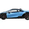 Lamborghini Huracan Sterrato Blu Aegir Blue Metallic with Matt Black Top 1/18 Model Car by Top Speed
