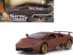 Lamborghini Murcielago LP 670-4 SV Matte Brown 1/24 Diecast Model Car Motormax 79503