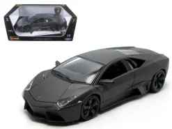 Lamborghini Reventon Dark Matt Gray 1/18 Diecast Model Car Bburago 11029