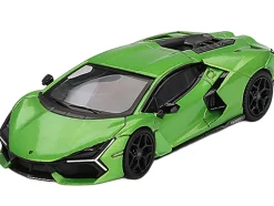 Lamborghini Revuelto Verde Selvans Green Metallic Limited Edition 1/64 Diecast Model Car by Mini GT