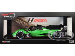 Lamborghini SC63 #63 Matteo Cairoli - Andrea Caldarelli - Romain Grosjean "Iron Lynx" IMSA "12 Hours of Sebring" (2024) 1/18 Model Car by Top Speed