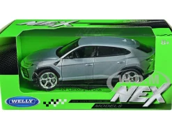 Lamborghini Urus Gray Metallic NEX Models 1/24 Diecast Model Car Welly 24094W-GRY