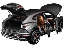 Lamborghini Urus Grigio Lynx Gray Metallic 1/18 Model Car Autoart 79164