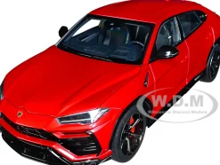 Lamborghini Urus Rosso Efesto Pearl Red 1/18 Model Car Autoart 79170