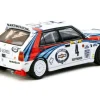 Lancia Delta HF Integrale #4 Didier Auriol - Bernard Occelli "Martini Racing" Winner "Monte Carlo Rally" (1992) "Hobby64" Series 1/64 Diecast Model Car by Tarmac Works