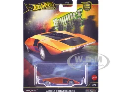 Lancia Stratos Zero Concept Car Orange Metallic