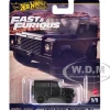 Land Rover Defender 90 Black "F9" (2021) Movie "Fast & Furious" Series Diecast Model Car by Hot Wheels