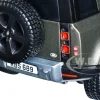 2022 Land Rover Defender 110 Green Metallic with Black Top and Sunroof 1/24 Diecast Model Car Bburago 21101grn