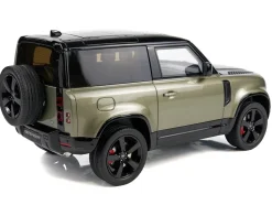2021 Land Rover Defender 90 P400 X-Dynamic HSE Pangea Green Metallic 1/18 Model Car by GT Spirit