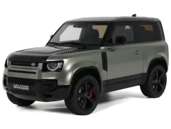 2021 Land Rover Defender 90 P400 X-Dynamic HSE Pangea Green Metallic 1/18 Model Car by GT Spirit