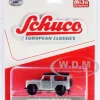 Land Rover Defender Silver European Classics Series Limited Edition 2400 pieces Worldwide 1/64 Diecast Model Car Schuco 8600