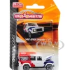 Land Rover Defender 110 White Red Blue Above and Beyond Racing Cars 1/60 Diecast Model Car Majorette 4009MJ1