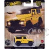 Land Rover Defender 90 Yellow with Black Top "HW Off Road" Series Diecast Model Car by Hot Wheels