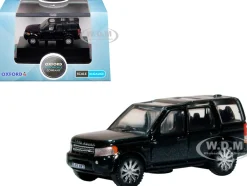 Land Rover Discovery 4 RHD (Right Hand Drive) Santorini Black 1/148 (N) Scale Diecast Model Car by Oxford Diecast