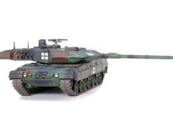 Leopard 2A6 Main Battle Tank Green Camouflage Ukrainian Army Armor Premium Series 1/72 Diecast Model Panzerkampf 12173PD
